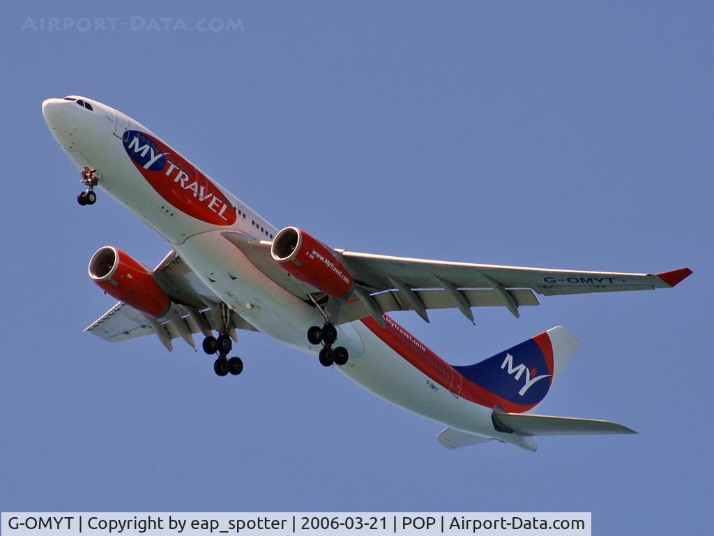 G-OMYT, 1999 Airbus A330-243 C/N 301, cleared for approach