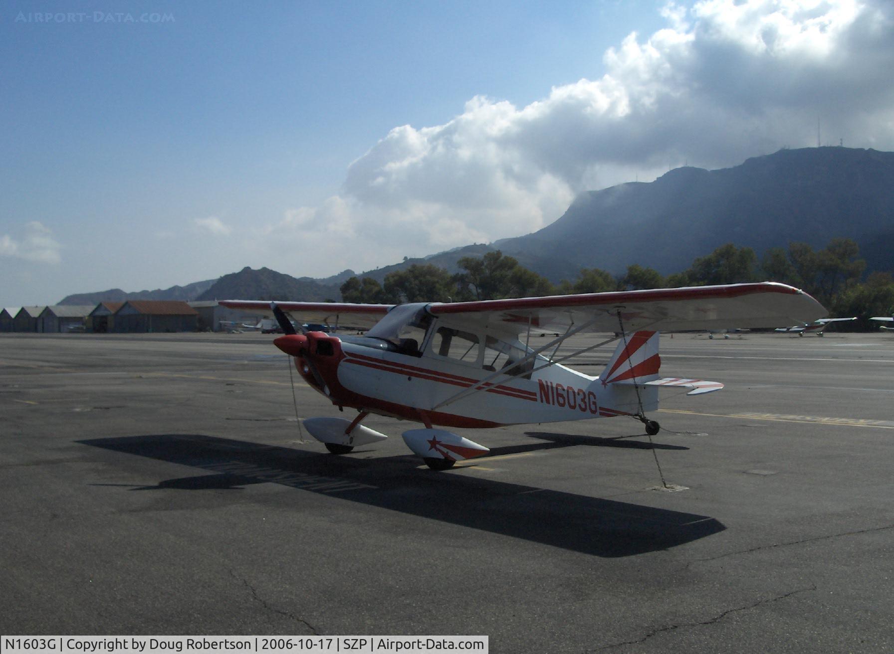 N1603G, 1968 Champion 7ECA Citabria C/N 609, 1968 Champion 7ECA CITABRIA, Lycoming O-235 115 Hp