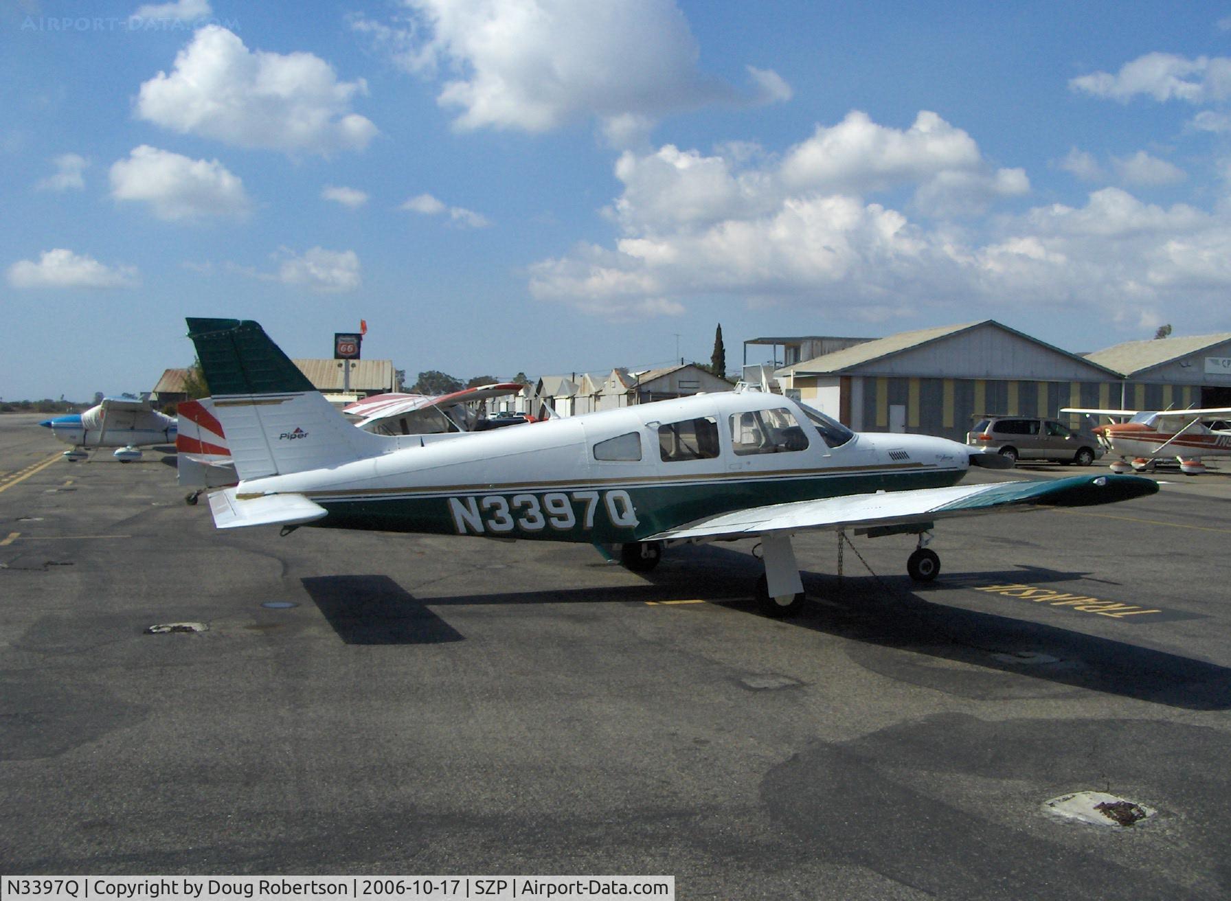 N3397Q, 1977 Piper PA-28R-201T Cherokee Arrow III C/N 28R-7703106, 1977 Piper PA-28R-201T TURBO ARROW, Continental TSIO-360-FB 200 Hp