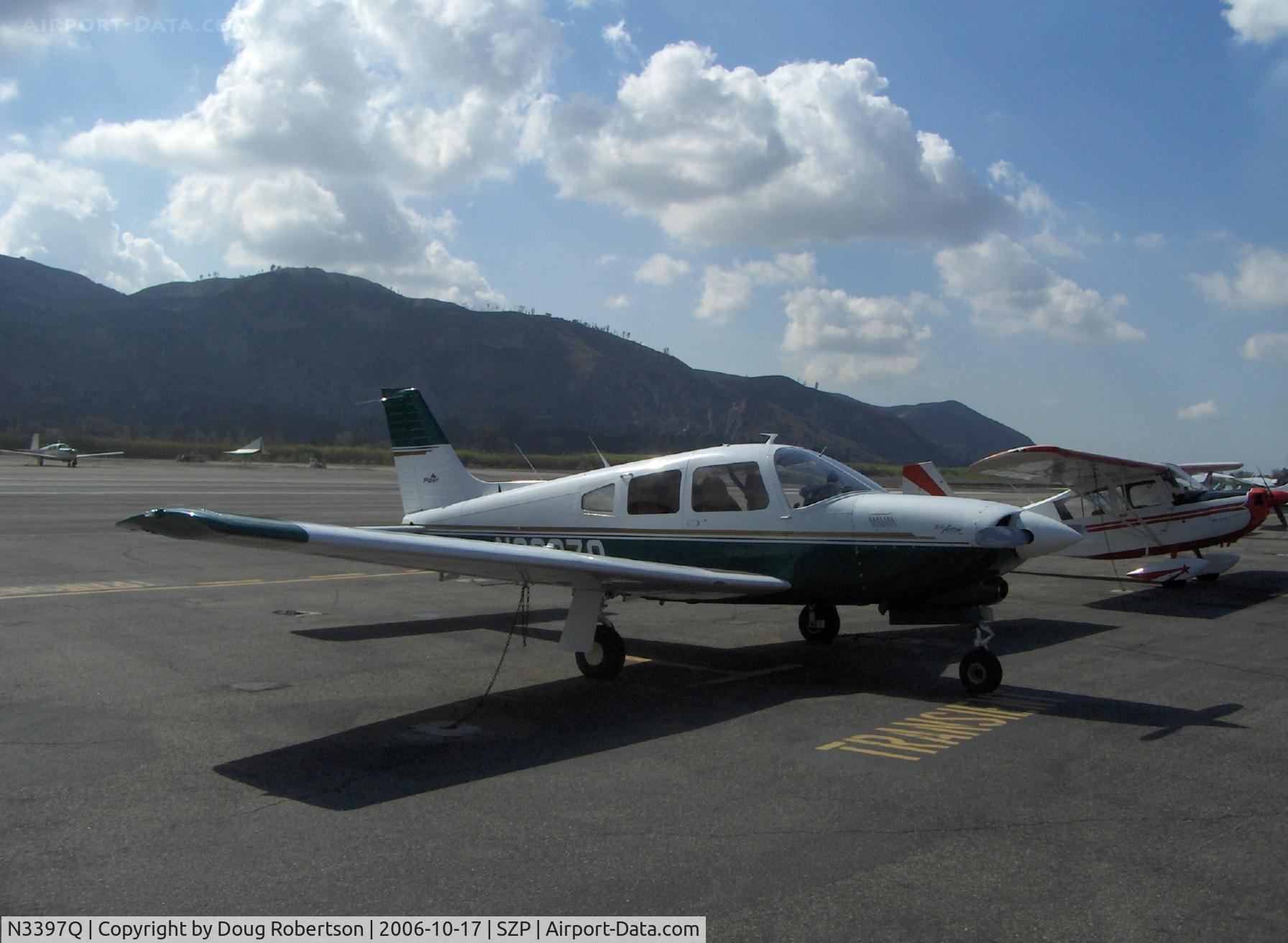 N3397Q, 1977 Piper PA-28R-201T Cherokee Arrow III C/N 28R-7703106, 1977 Piper PA-28R-201T TURBO ARROW, Continental TSIO-360-FB 200 Hp