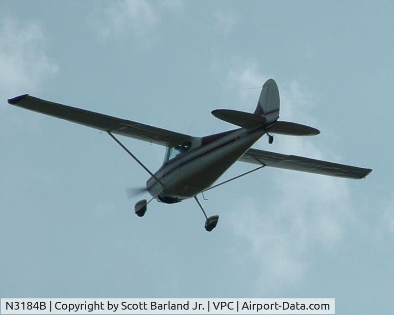 N3184B, 1952 Cessna 170B C/N 25426, White w/Burgandy-gold  N3184B   VPC