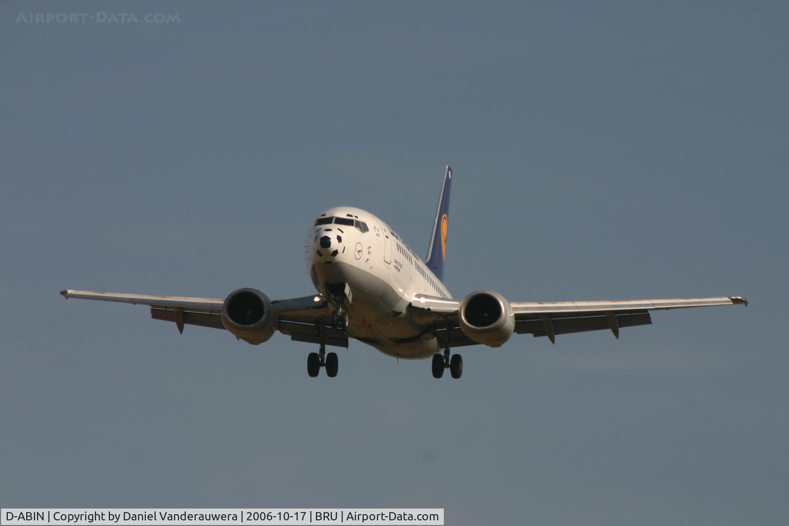 D-ABIN, 1991 Boeing 737-530 C/N 24938, arrival of LANGENHAGEN