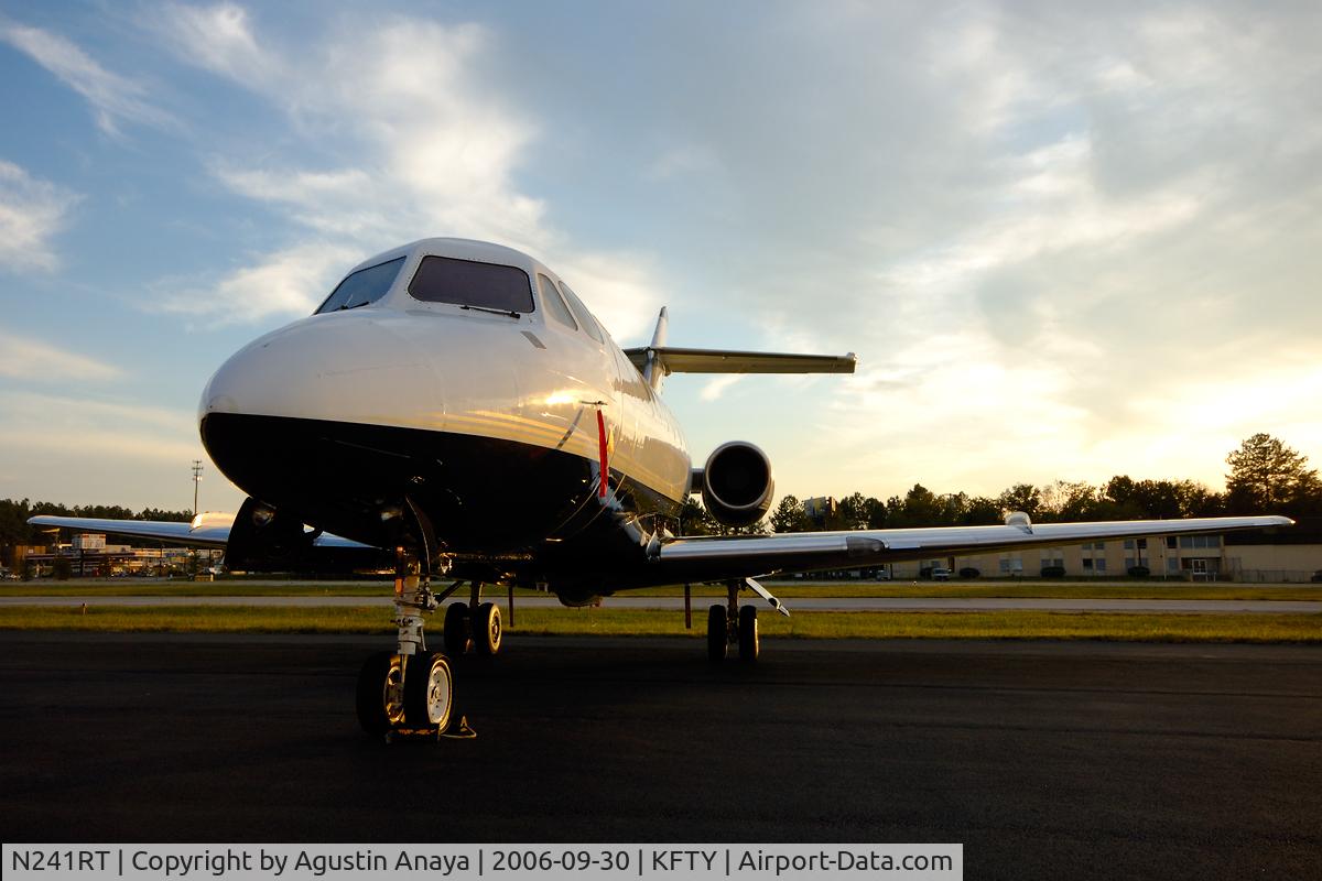 N241RT, 1979 British Aerospace HS 125-700A C/N NA0242, Raytheon ramp.