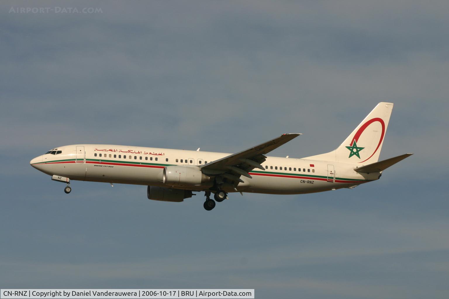 CN-RNZ, 2002 Boeing 737-8B6 C/N 33058, arrival of flight AT838 from Casablanca