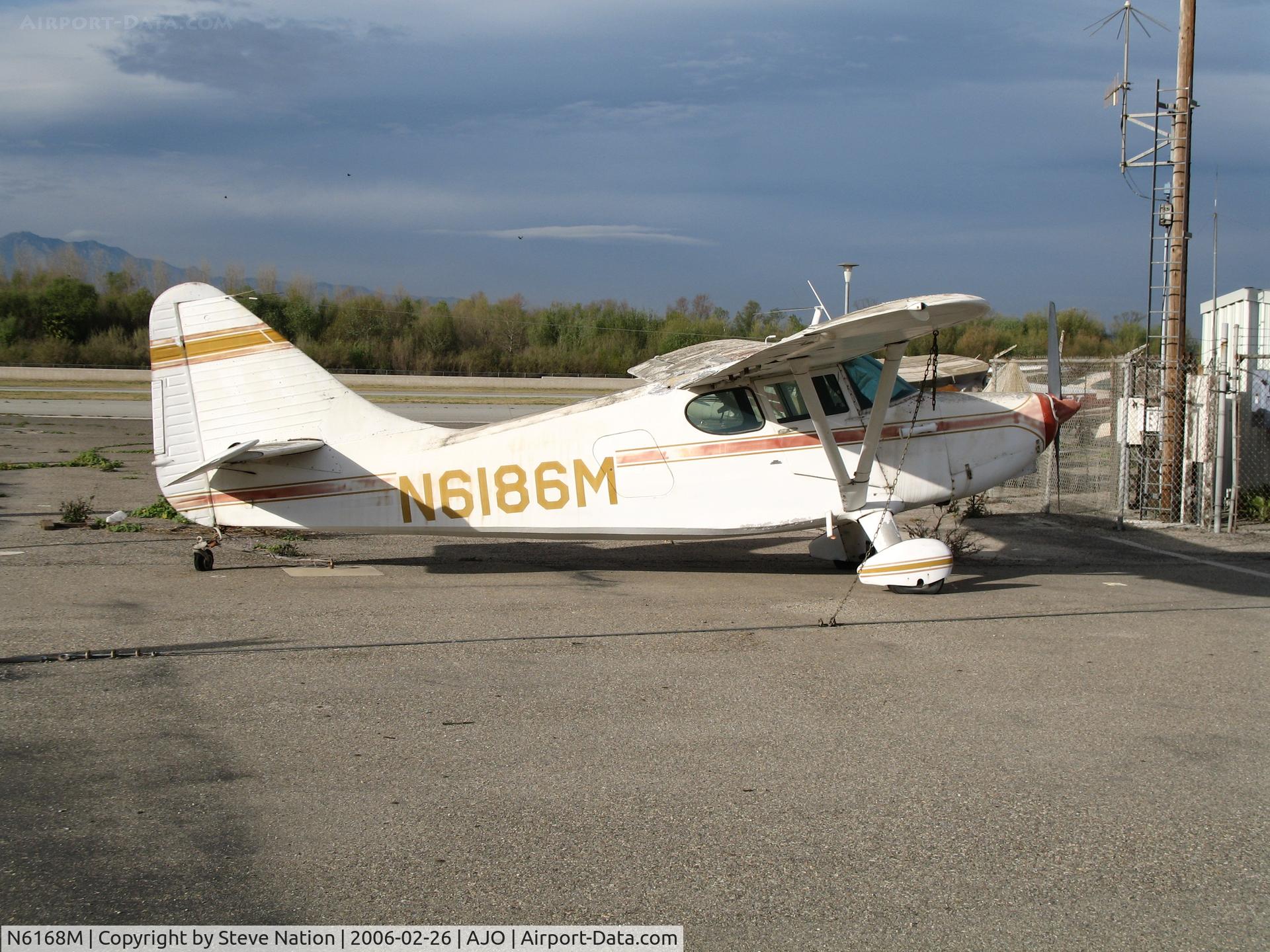 N6168M, 1948 Stinson 108-3 Voyager C/N 108-4168, 1948 Stinson 108-3 @ Corona Municipal Airport, CA