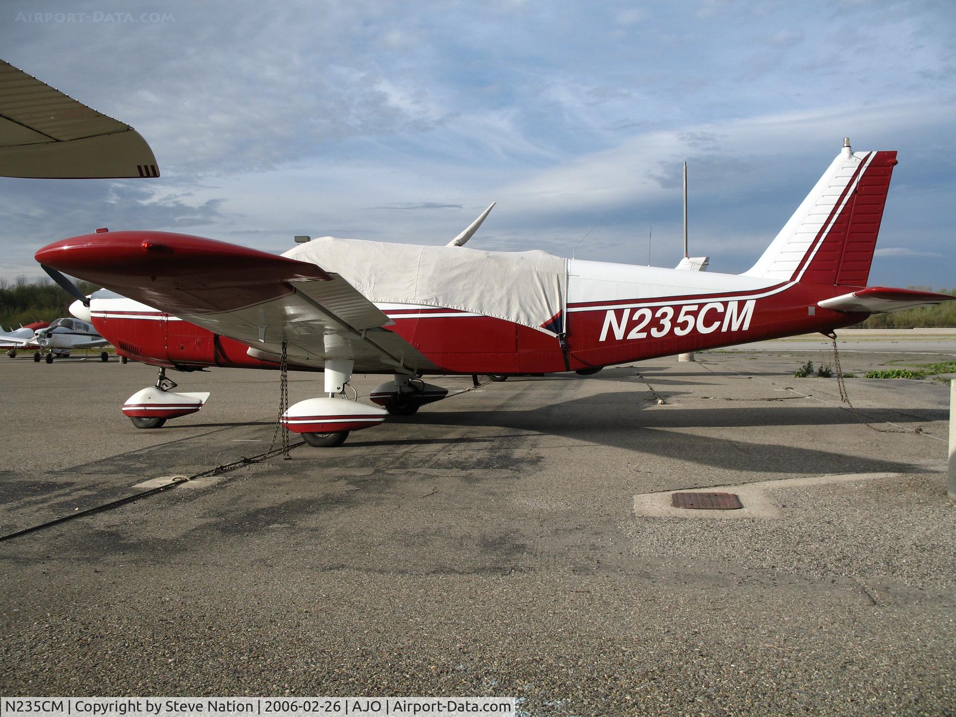 N235CM, Piper PA-32-260 Cherokee Six C/N 32-786, 1989 Piper PA-32-260 with cockpit cover @ Corona Municipal Airport, CA