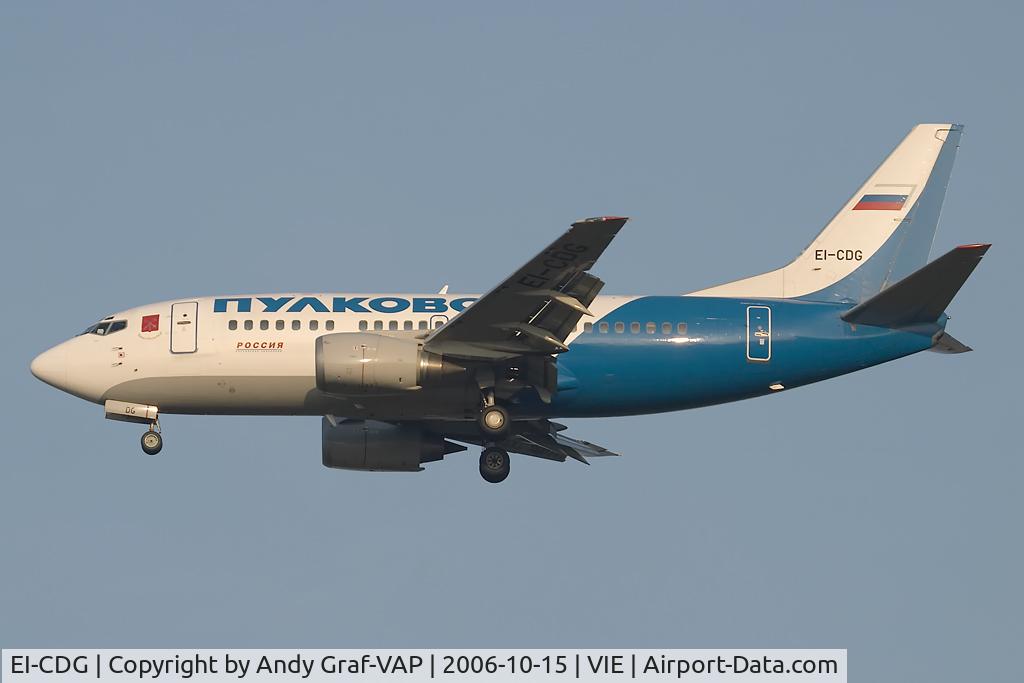 EI-CDG, 1992 Boeing 737-548 C/N 25738, Pulkovo Aviation/Rossia B737-500