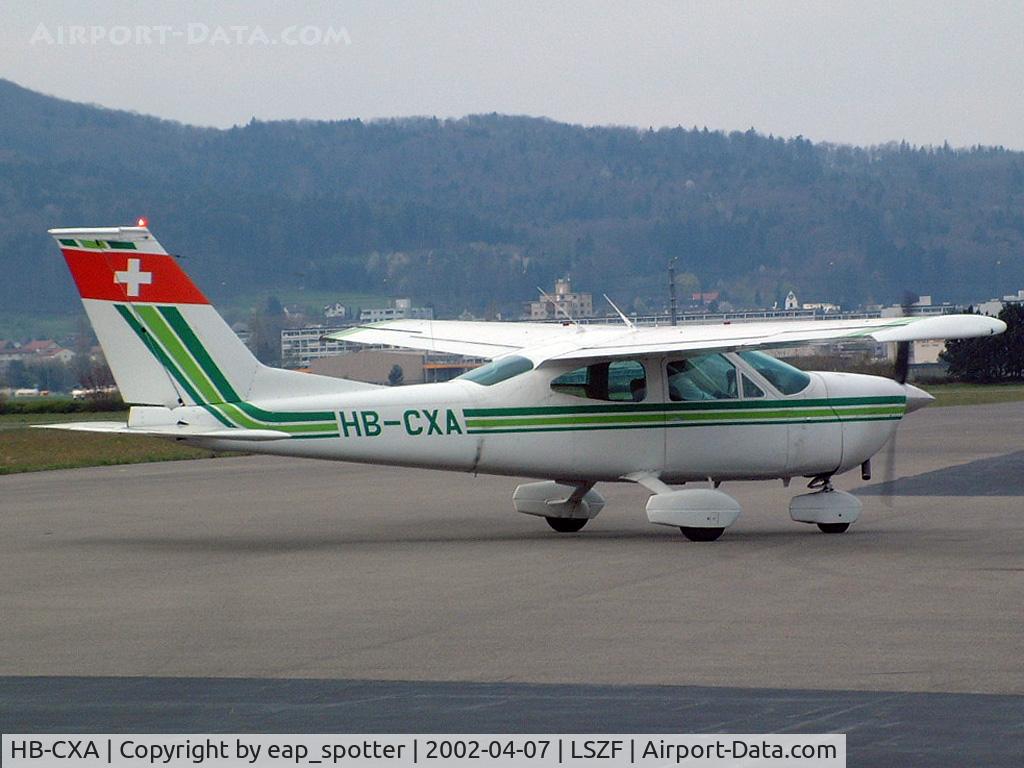 HB-CXA, 1975 Cessna 177B Cardinal C/N 17702234, taxi to mainbuilding