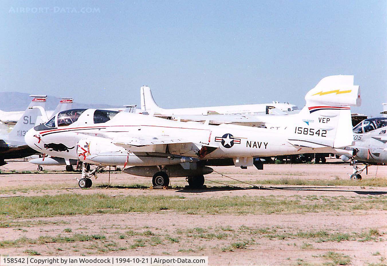 158542, Grumman EA-6B Prowler C/N P-20, Grumman EA-6B/Davis Monthan AFB,Az