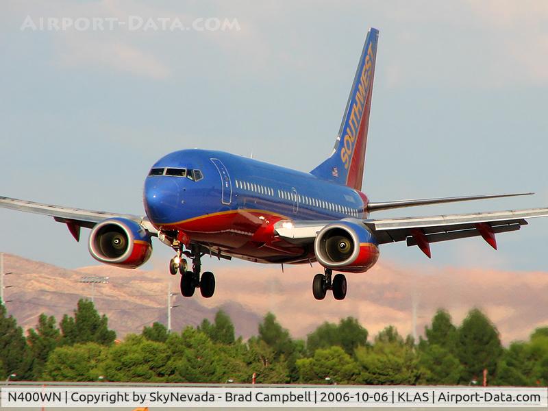 N400WN, 2001 Boeing 737-7H4 C/N 27891, Southwest Airlines / 2001 Boeing 737-7H4