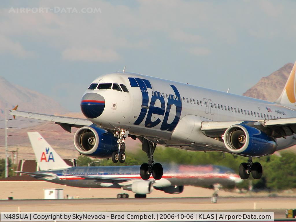 N485UA, 2001 Airbus A320-232 C/N 1617, Ted Airlines / 2001 Airbus Industrie A320-232