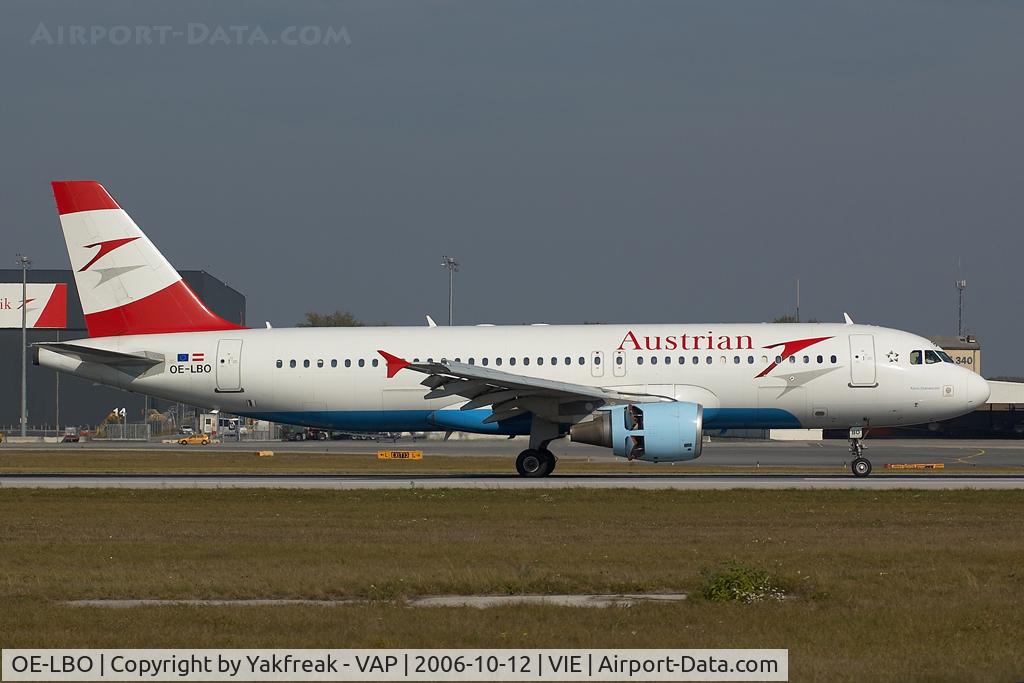 OE-LBO, 1998 Airbus A320-214 C/N 776, Austrian Airlines Airbus 320