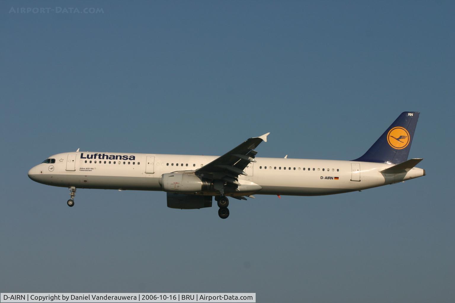 D-AIRN, 1995 Airbus A321-131 C/N 0560, arrival of Kaiserslautern