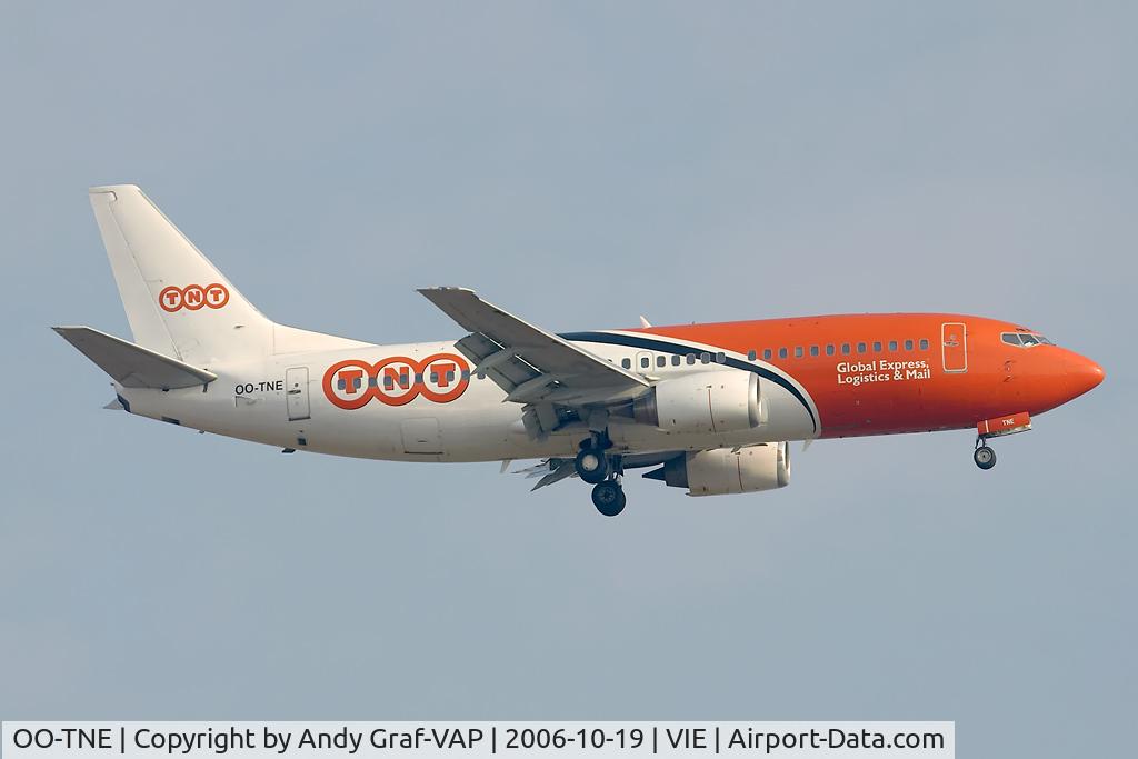 OO-TNE, 1986 Boeing 737-3Q8 C/N 23535, TNT B737-300