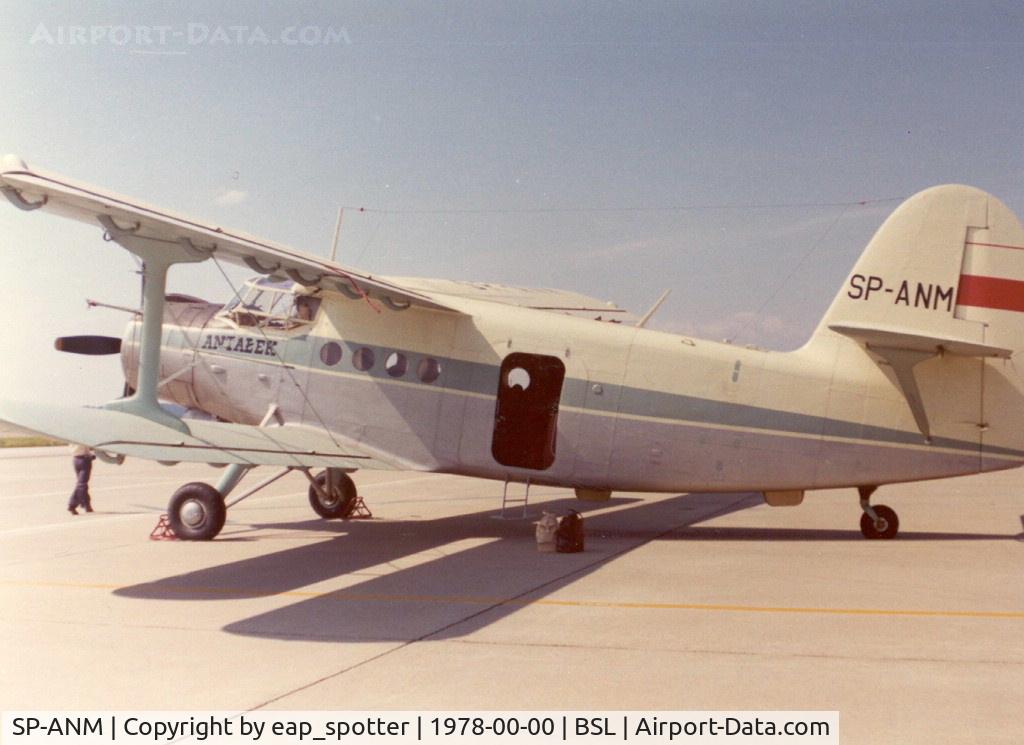 SP-ANM, Antonov An-2TD C/N 1G149-08, short stopp at Basel-Airport