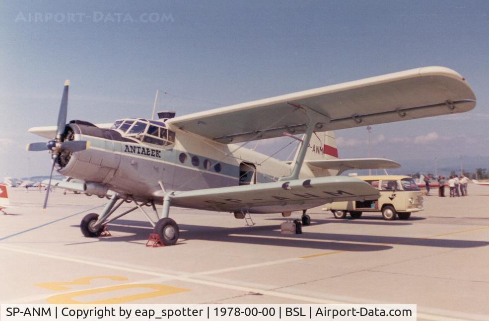 SP-ANM, Antonov An-2TD C/N 1G149-08, short stopp at Basel-Airport