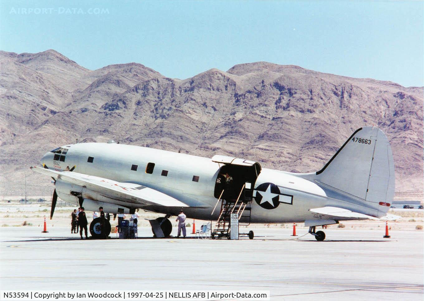 N53594, 1944 Curtiss C-46F Commando C/N 22486, Curtiss C-46/China Doll,CAF