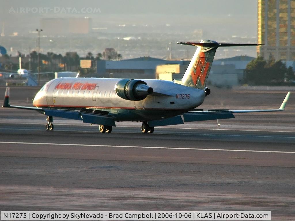N17275, 1998 Bombardier CRJ-200LR (CL-600-2B19) C/N 7275, America West Express - (Mesa Airlines) / 1998 Bombardier Inc CL-600-2B19