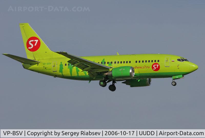 VP-BSV, 1993 Boeing 737-522 C/N 26692, taken at DME