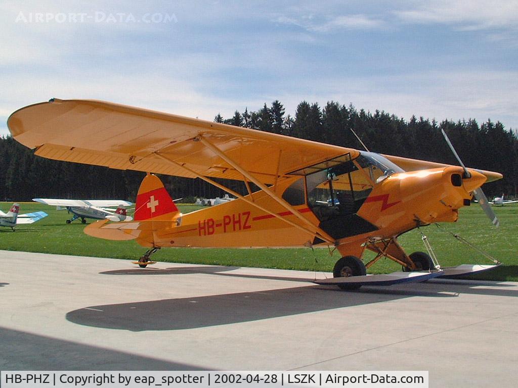 HB-PHZ, 1980 Piper PA-18-150 Super Cub C/N 18-8009039, week-end meeting at Speck