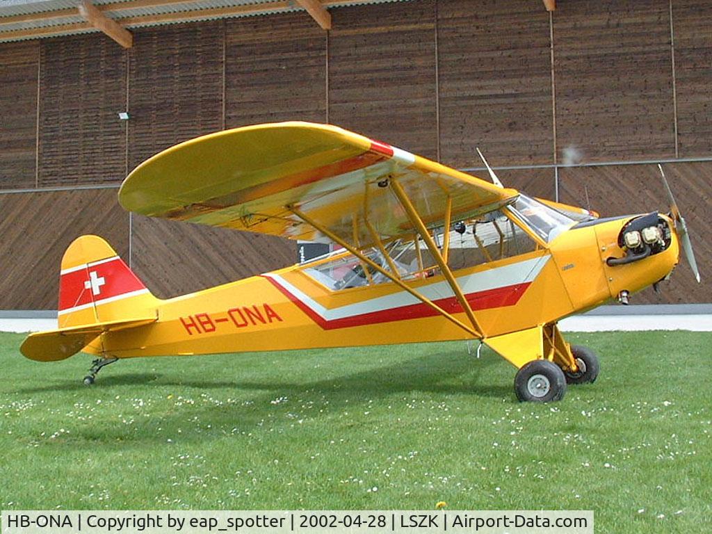 HB-ONA, 1944 Piper J3C-65 Cub Cub C/N 12867, week-end meeting at Speck