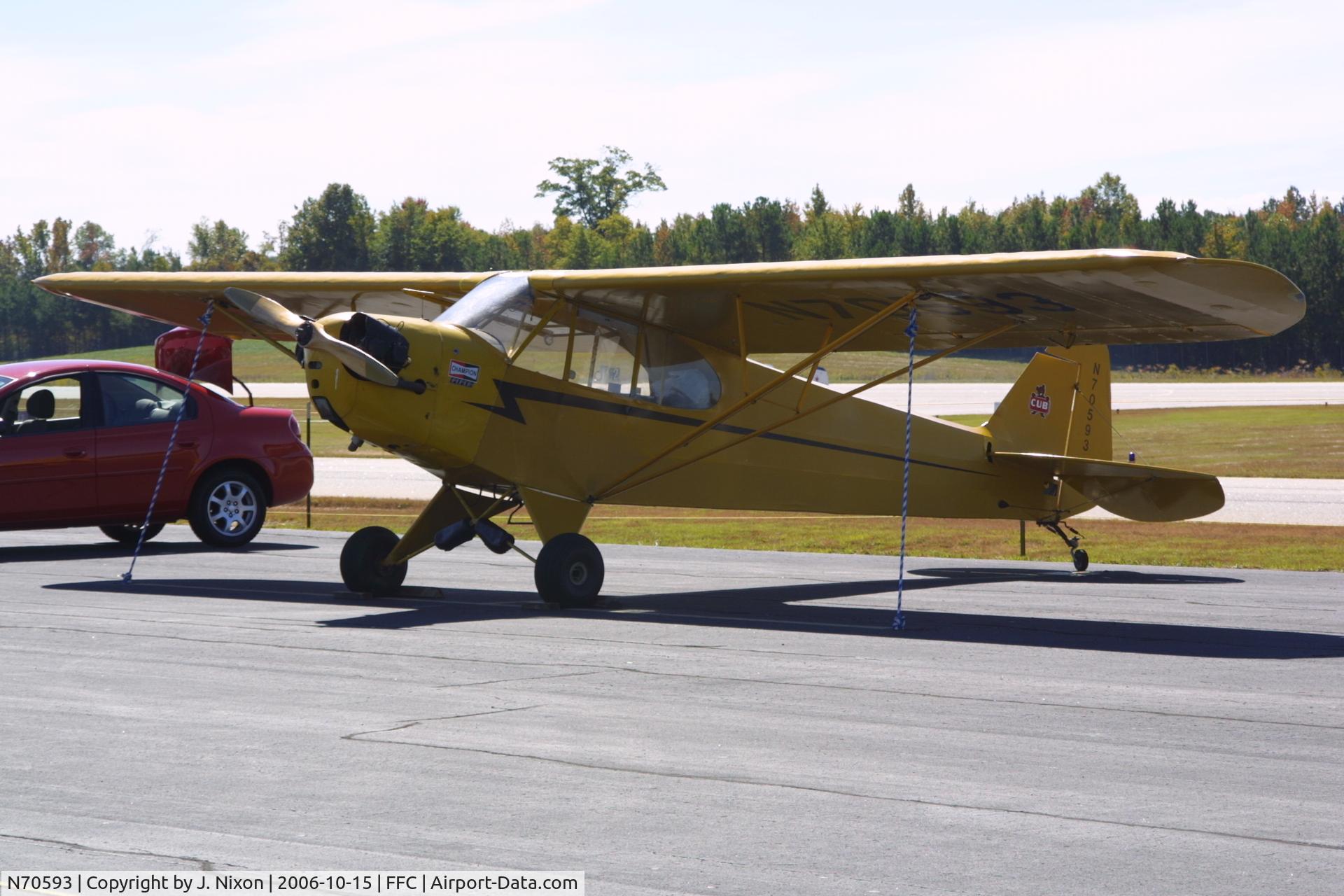 N70593, 1946 Piper J3C-65 Cub C/N 17604, The Great Georgia Airshow 2006