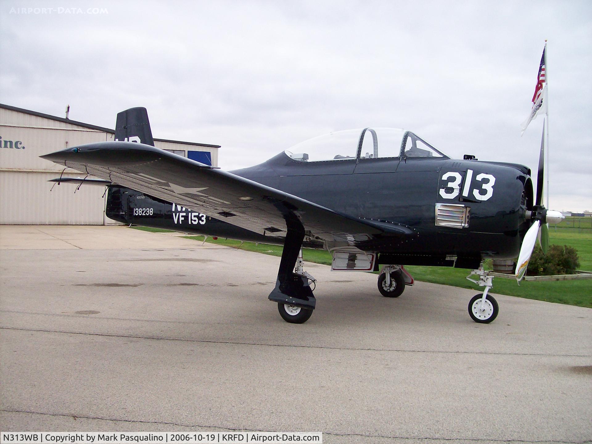 N313WB, 1955 North American T-28B Trojan C/N 200-309 (138238), North American T-28B