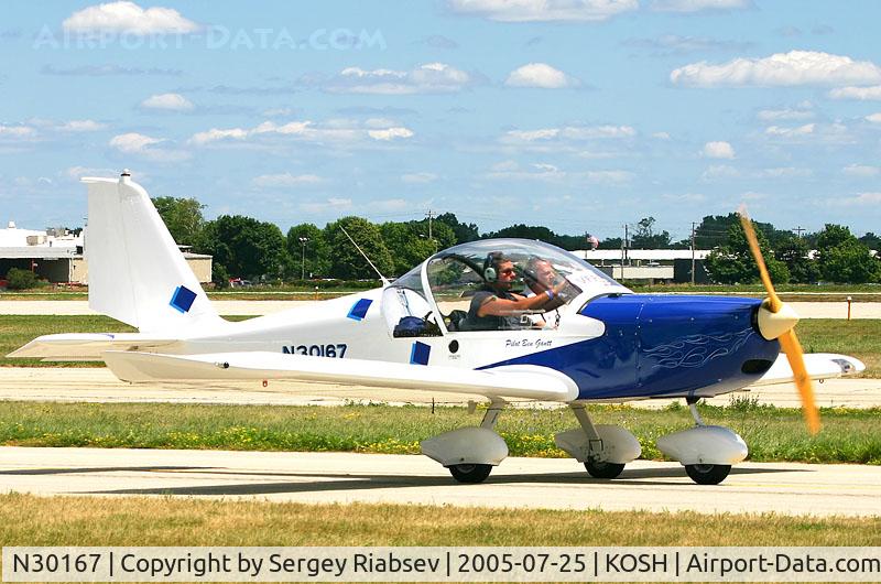 N30167, Aerotechnik EV-97 Eurostar C/N 20000905, EAA AirVenture 2006