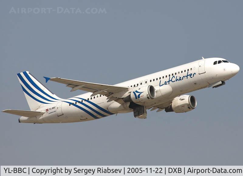 YL-BBC, 1990 Airbus A320-211 C/N 142, Taken at Dubai - International (DXB / OMDB)
