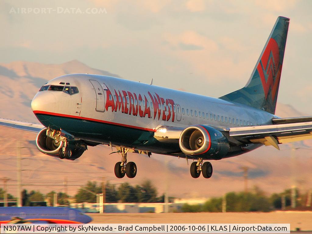 N307AW, 1990 Boeing 737-3G7 C/N 24634, America West Airlines / 1990 Boeing 737-3G7