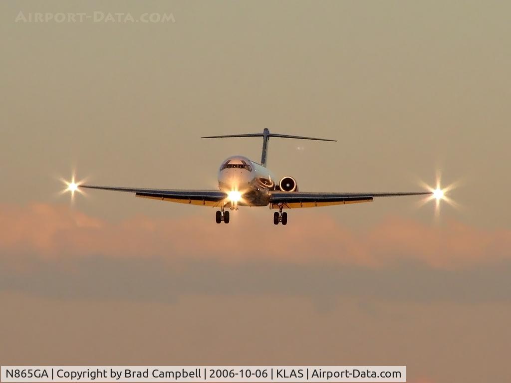 N865GA, 1990 McDonnell Douglas MD-83 (DC-9-83) C/N 49998, Allegiant Air / 1990 McDonnell Douglas DC-9-83(MD-83)
