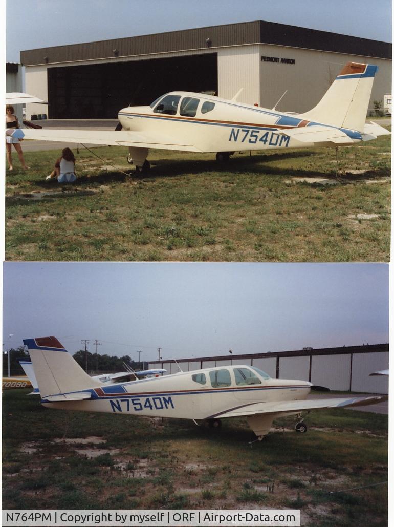 N764PM, 1960 Beech 35-33 Debonair C/N CD-58, before the N number was changed