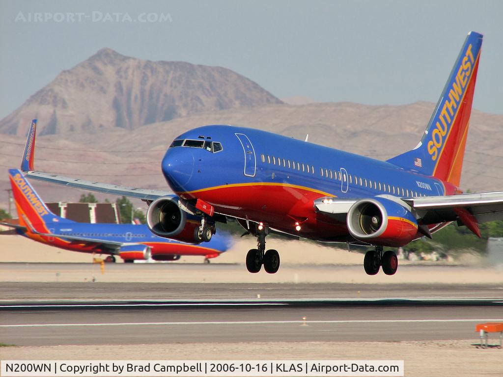 N200WN, 2005 Boeing 737-7H4 C/N 32482, 2005 Boeing 737-7H4