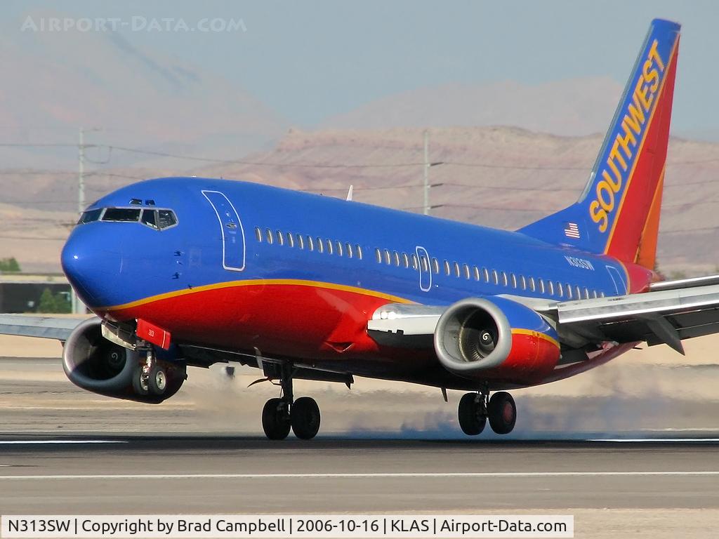 N313SW, 1986 Boeing 737-3H4 C/N 23335, Southwest Airlines / 1986 Boeing 737-3H4