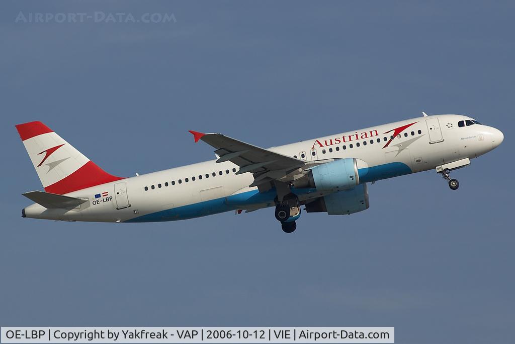 OE-LBP, 1998 Airbus A320-214 C/N 797, Austrian Airlines Airbus 320