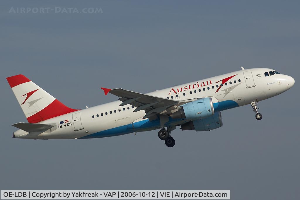 OE-LDB, 2004 Airbus A319-112 C/N 2174, Austrian Airlines Airbus 319
