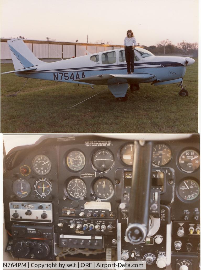 N764PM, 1960 Beech 35-33 Debonair C/N CD-58, How it looked when I first bought it in 1985
