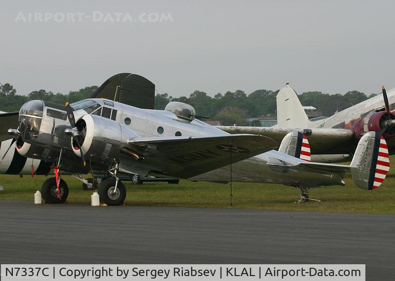 N7337C, 1943 Beech AT-11 Kansan C/N 4597, Sun-n-fun 2006