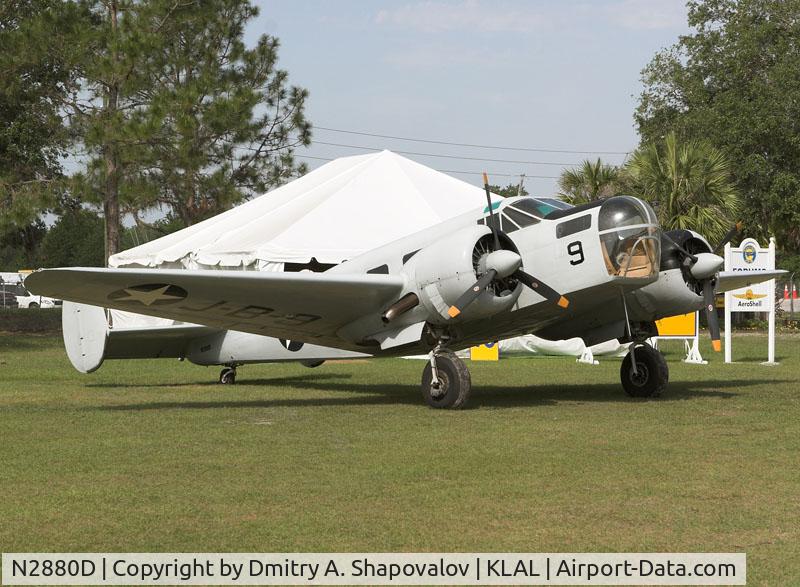 N2880D, 1943 Beech SNB-1 (C-45) Kansan C/N 3658 (39926), Sun-n-fun 2005