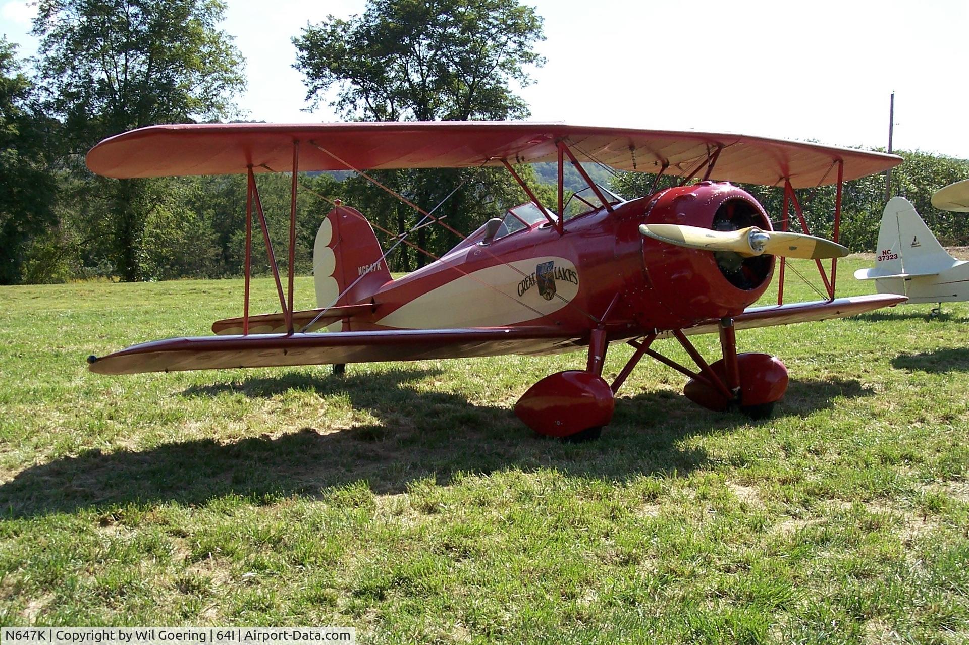 N647K, 1930 Great Lakes 2T-1A Sport Trainer C/N 111, Great Lakes at Lee Bottom