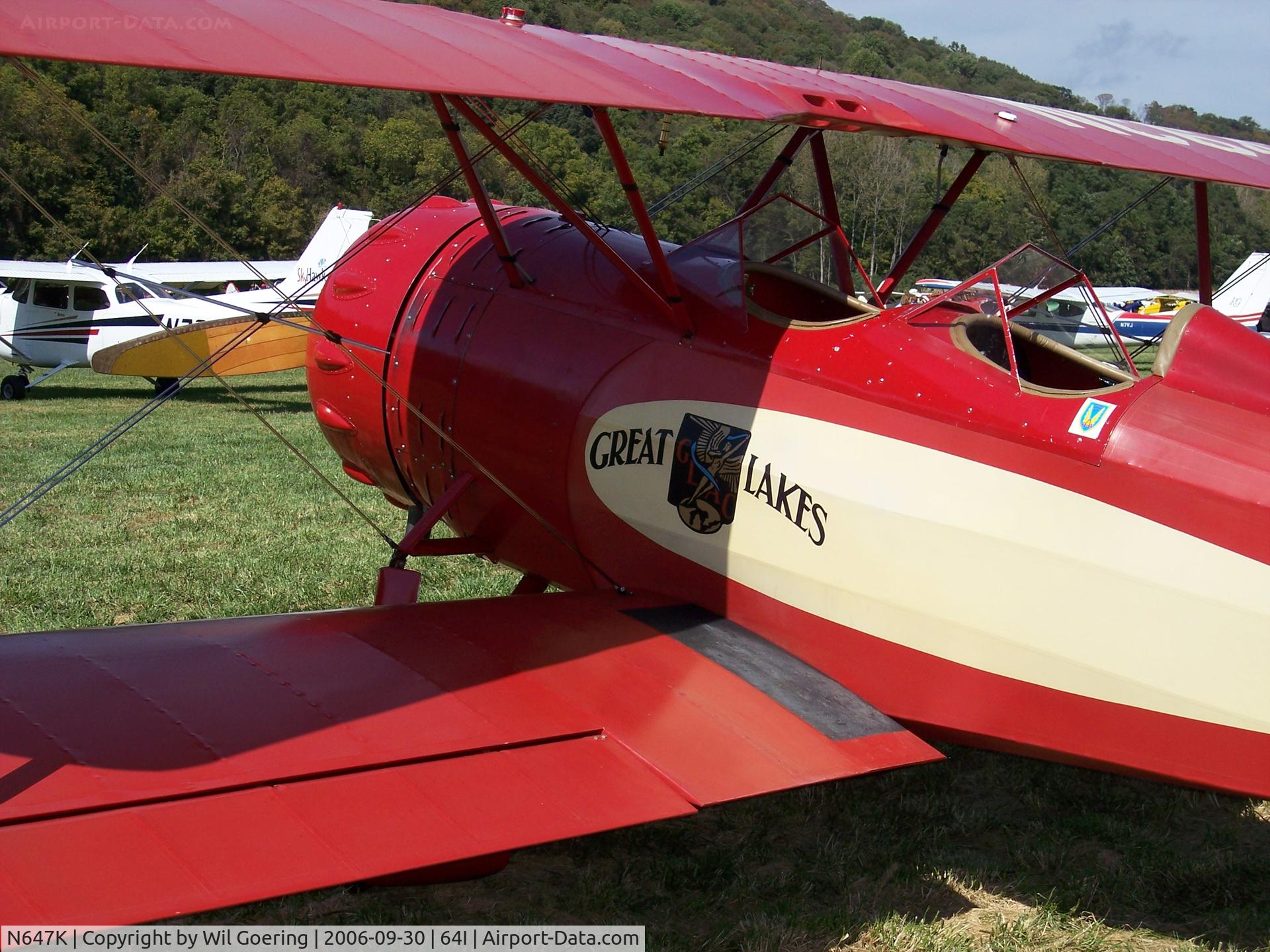 N647K, 1930 Great Lakes 2T-1A Sport Trainer C/N 111, Close up