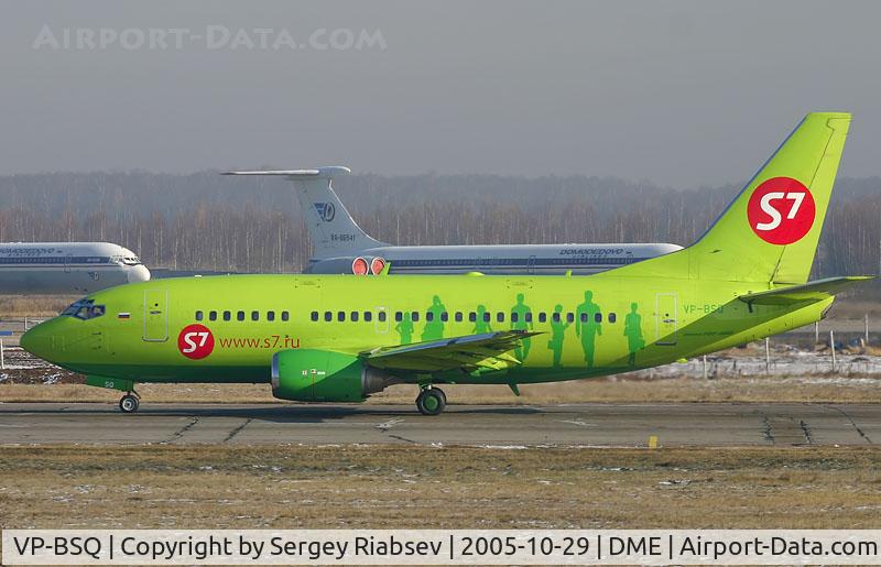 VP-BSQ, 1992 Boeing 737-522 C/N 26672, Boeing 737-522 operated by S7 airlines.
