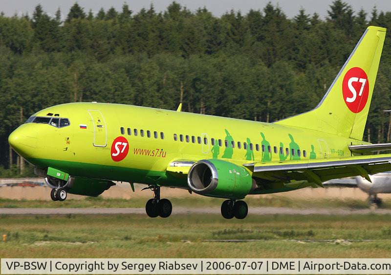 VP-BSW, 1993 Boeing 737-522 C/N 26695, Boeing 737-522 operated by S7 airlines.