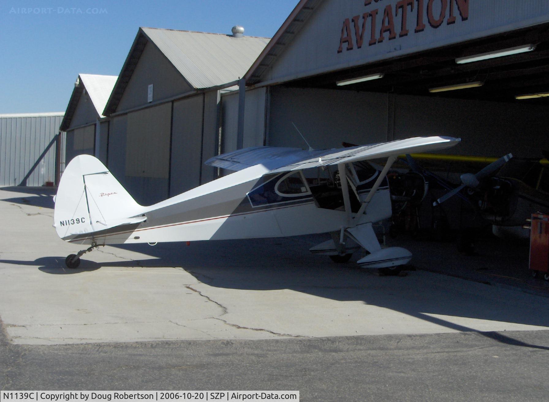 N1139C, 1953 Piper PA-22 C/N 22-975, 1953 Piper PA-22 Tri-Pacer tailwheel conversion to PACER appearance, Lycoming O-290-D2 135 Hp, maintenance