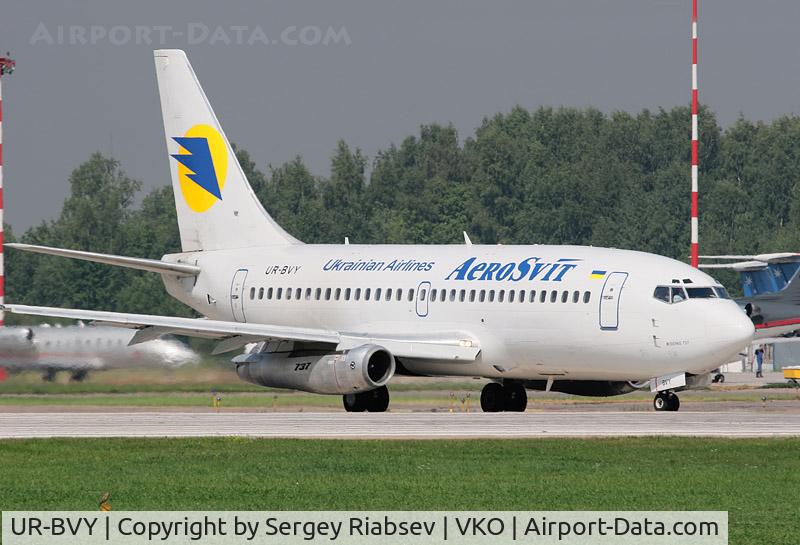 UR-BVY, 1982 Boeing 737-2Q8 C/N 22760/852, Operated for AeroSvit Airlines
