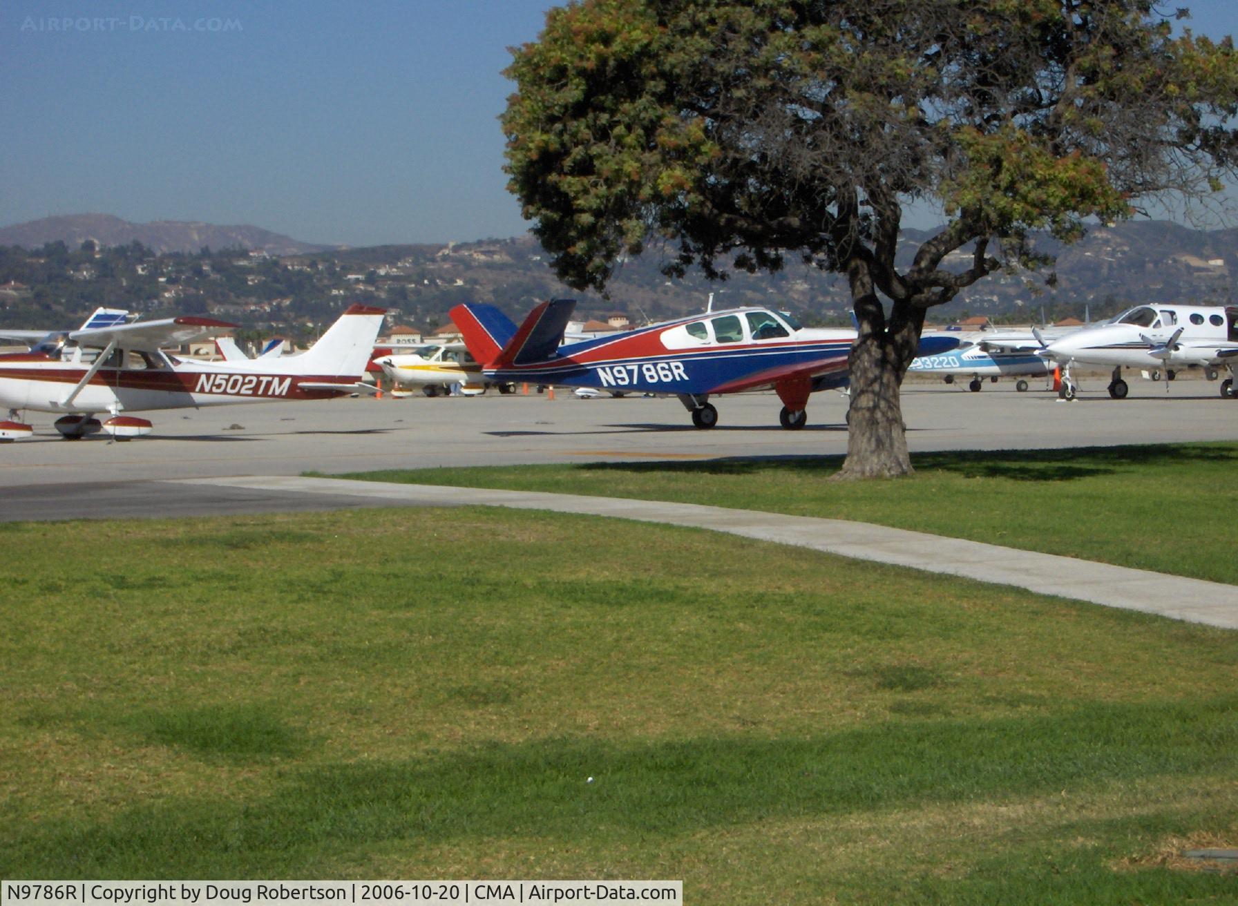 N9786R, 1960 Beech M35 Bonanza C/N D-6299, 1960 Beech M35 BONANZA, Continental IO-470-C 250 Hp