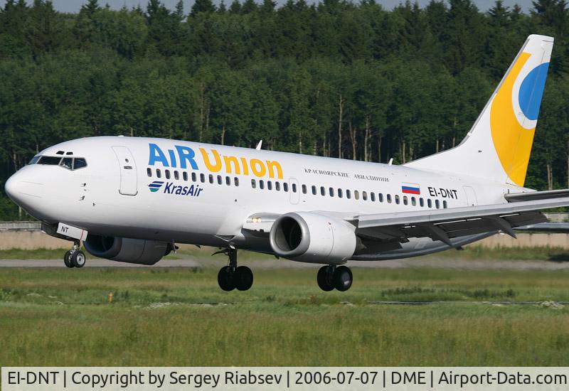 EI-DNT, 1989 Boeing 737-329 C/N 24356, Operated for Air Union