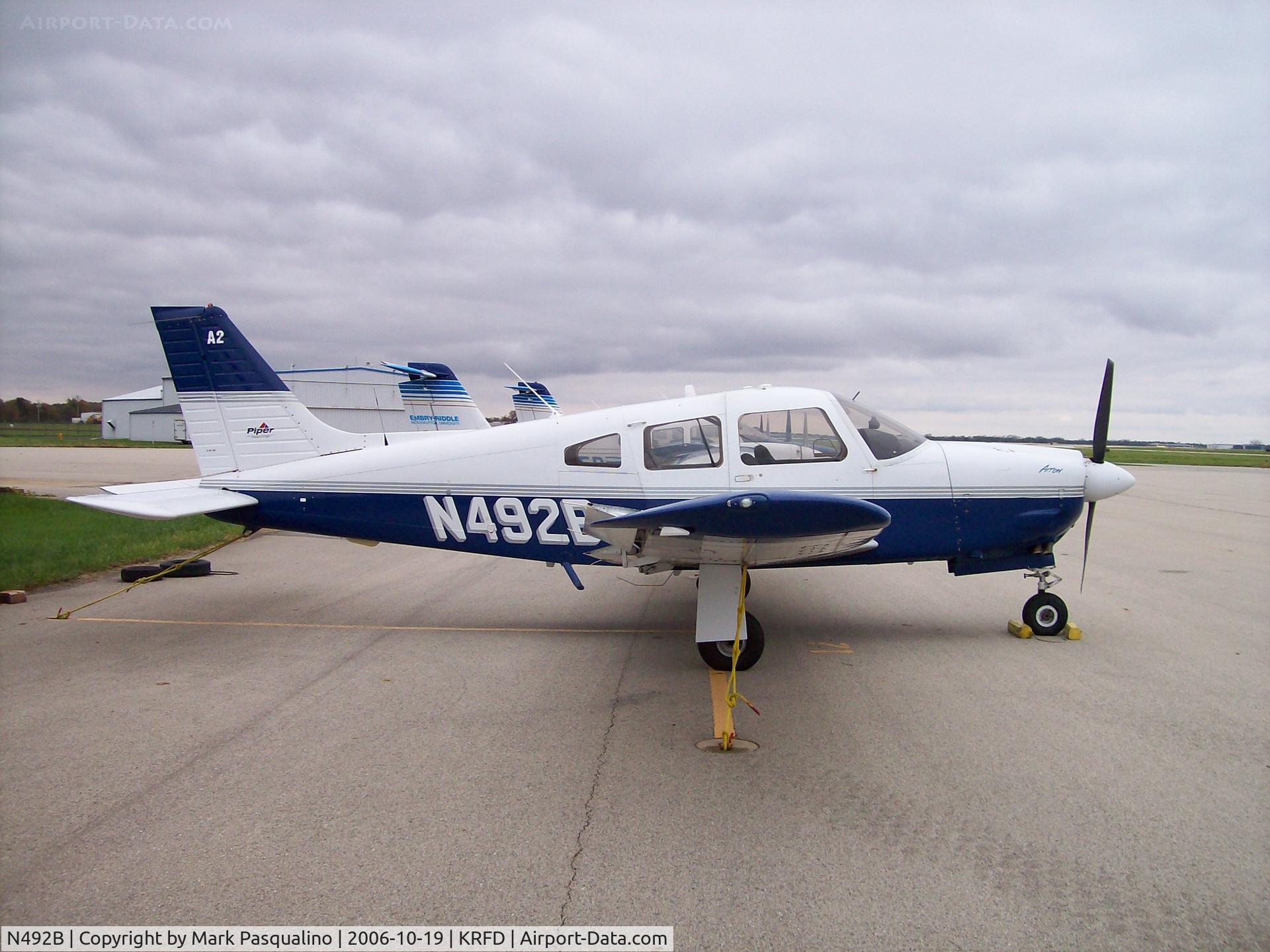 N492B, 2008 Socata TBM-850 C/N 455, Piper PA-28R-201