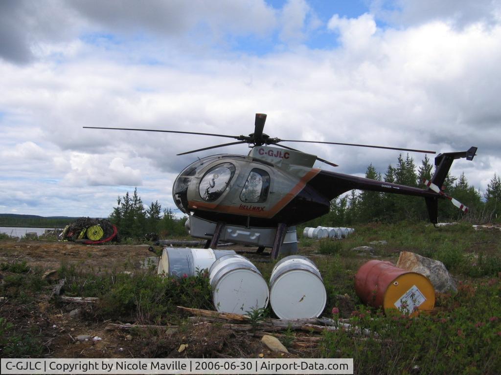 C-GJLC, 1981 Hughes 369D C/N 1129D, Transported geologists for an exploration program in Quebec