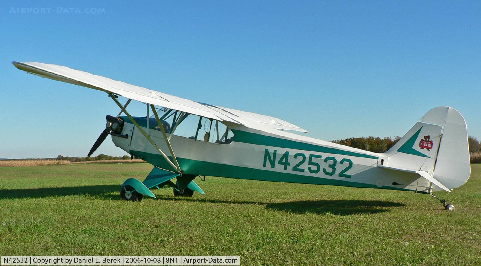 N42532, 1945 Piper J3C-65 Cub Cub C/N 14807, This spotless Piper Cub is more than 60 years old!